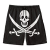 Calico Jack Pirate Flag Print Men's Swim Trunks