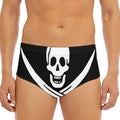 Calico Jack Pirate Flag Print Men's Triangle Swim Briefs
