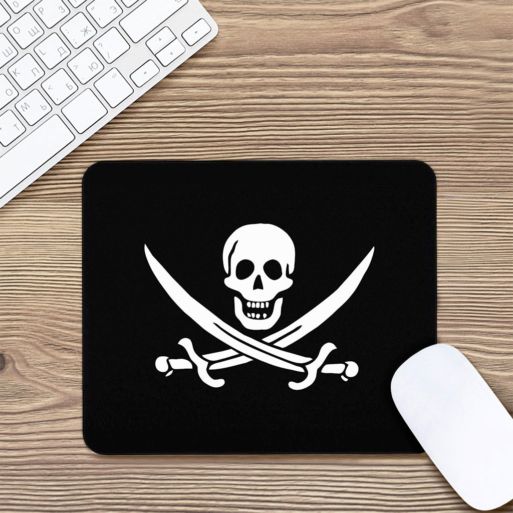 Calico Jack Pirate Flag Print Mouse Pad