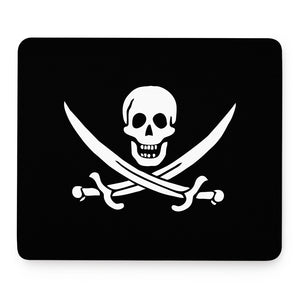 Calico Jack Pirate Flag Print Mouse Pad