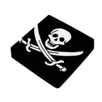 Calico Jack Pirate Flag Print Outdoor Seat Cushion Cover