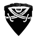 Calico Jack Pirate Flag Print Over The Collar Dog Bandana