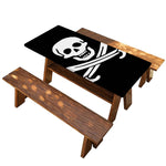 Calico Jack Pirate Flag Print Picnic Table Cover