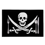 Calico Jack Pirate Flag Print Placemat