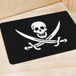 Calico Jack Pirate Flag Print Polyester Doormat