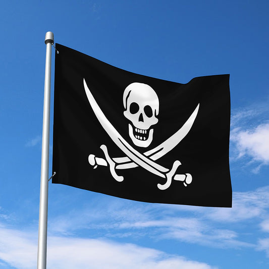 Calico Jack Pirate Flag Print Polyester Flag