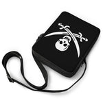 Calico Jack Pirate Flag Print Rectangular Crossbody Bag