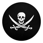 Calico Jack Pirate Flag Print Round Blanket
