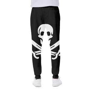 Calico Jack Pirate Flag Print Scuba Joggers