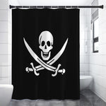 Calico Jack Pirate Flag Print Shower Curtain