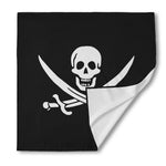 Calico Jack Pirate Flag Print Silk Bandana