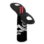 Calico Jack Pirate Flag Print Single Neoprene Wine Tote