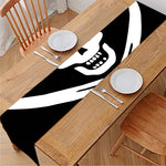 Calico Jack Pirate Flag Print Table Runner