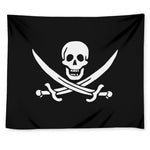 Calico Jack Pirate Flag Print Tapestry