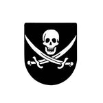 Calico Jack Pirate Flag Print Toilet Lid Cover