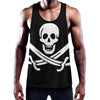 Calico Jack Pirate Flag Print Training Tank Top