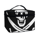 Calico Jack Pirate Flag Print Travel Makeup Bag