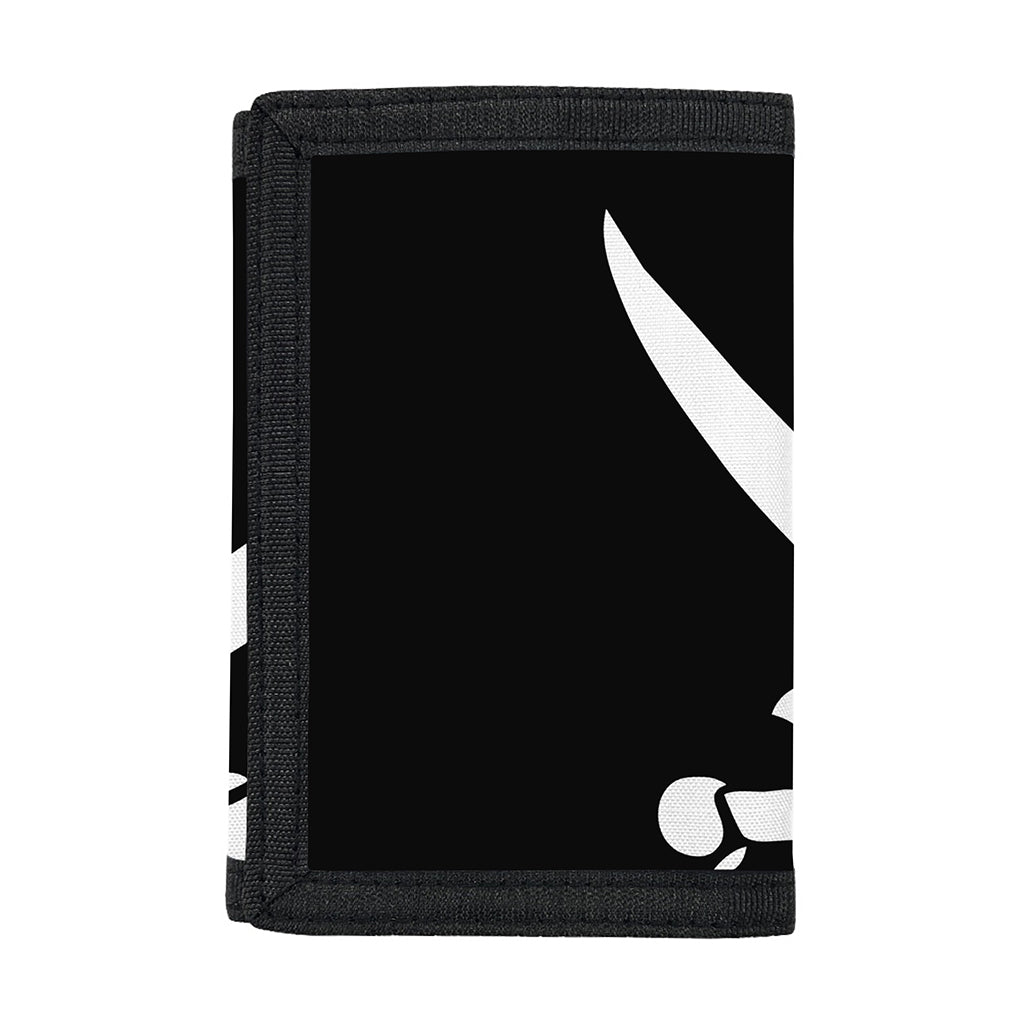 Calico Jack Pirate Flag Print Trifold Wallet
