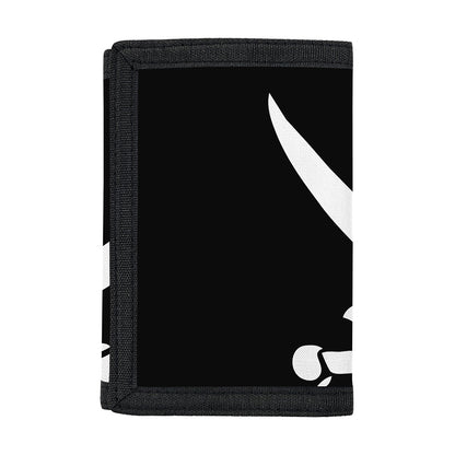 Calico Jack Pirate Flag Print Trifold Wallet