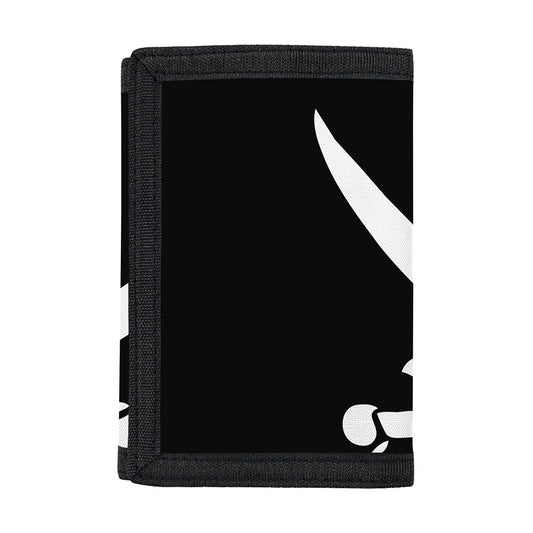 Calico Jack Pirate Flag Print Trifold Wallet