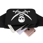 Calico Jack Pirate Flag Print Waist Bag