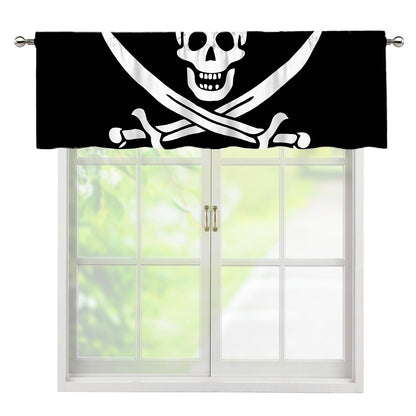 Calico Jack Pirate Flag Print Window Valance