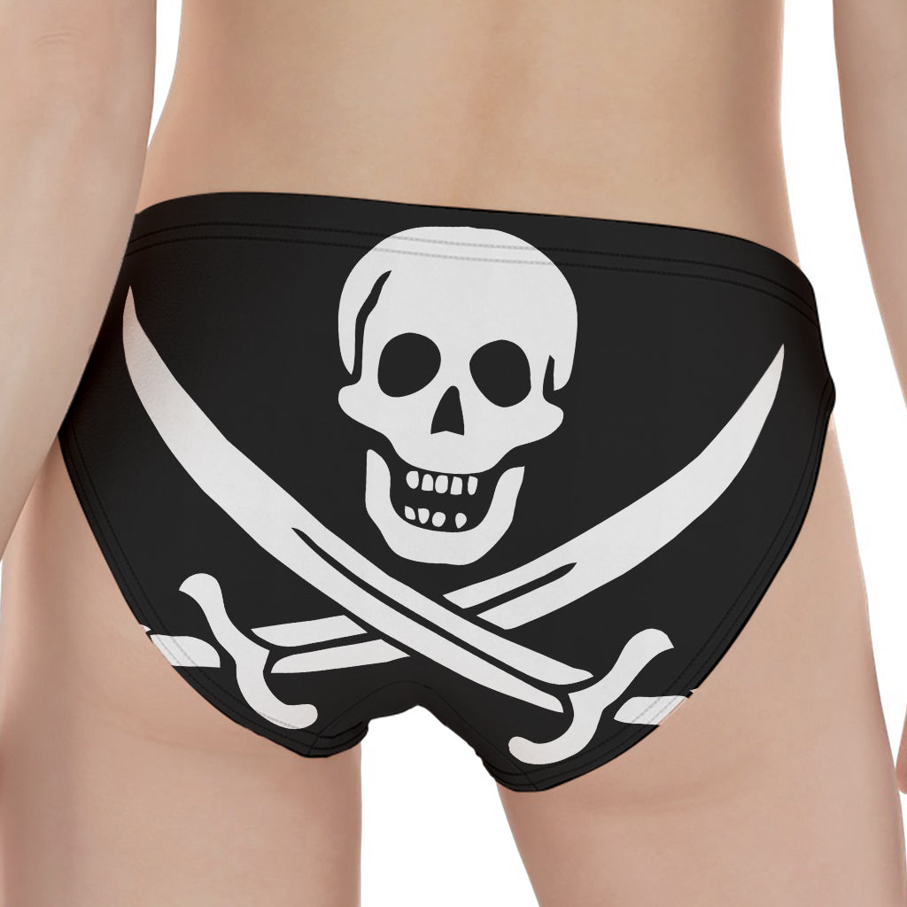 Calico Jack Pirate Flag Print Women's Panties