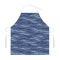 Camo Denim Jeans Pattern Print Adjustable Apron