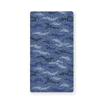 Camo Denim Jeans Pattern Print Baby Crib Sheet