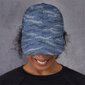 Camo Denim Jeans Pattern Print Baseball Cap