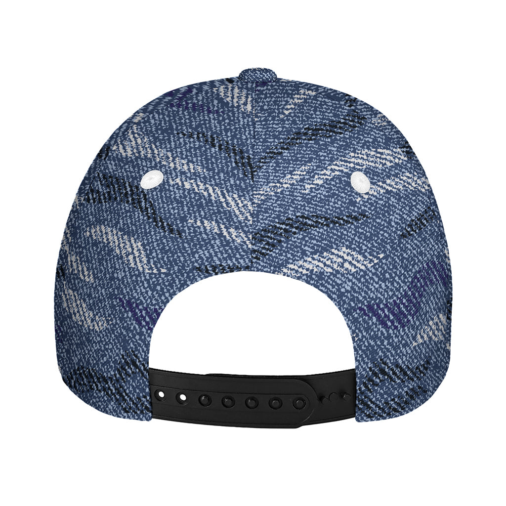 Camo Denim Jeans Pattern Print Baseball Cap