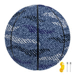 Camo Denim Jeans Pattern Print Basketball