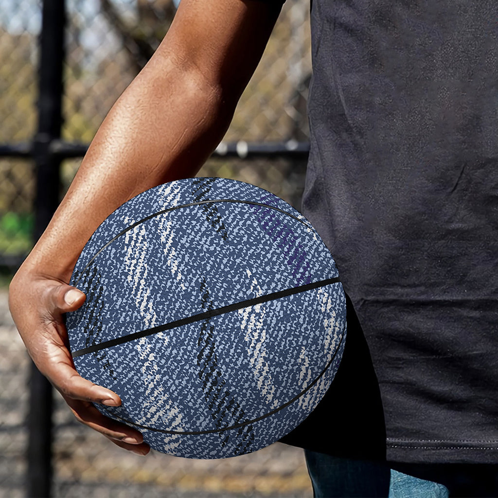 Camo Denim Jeans Pattern Print Basketball