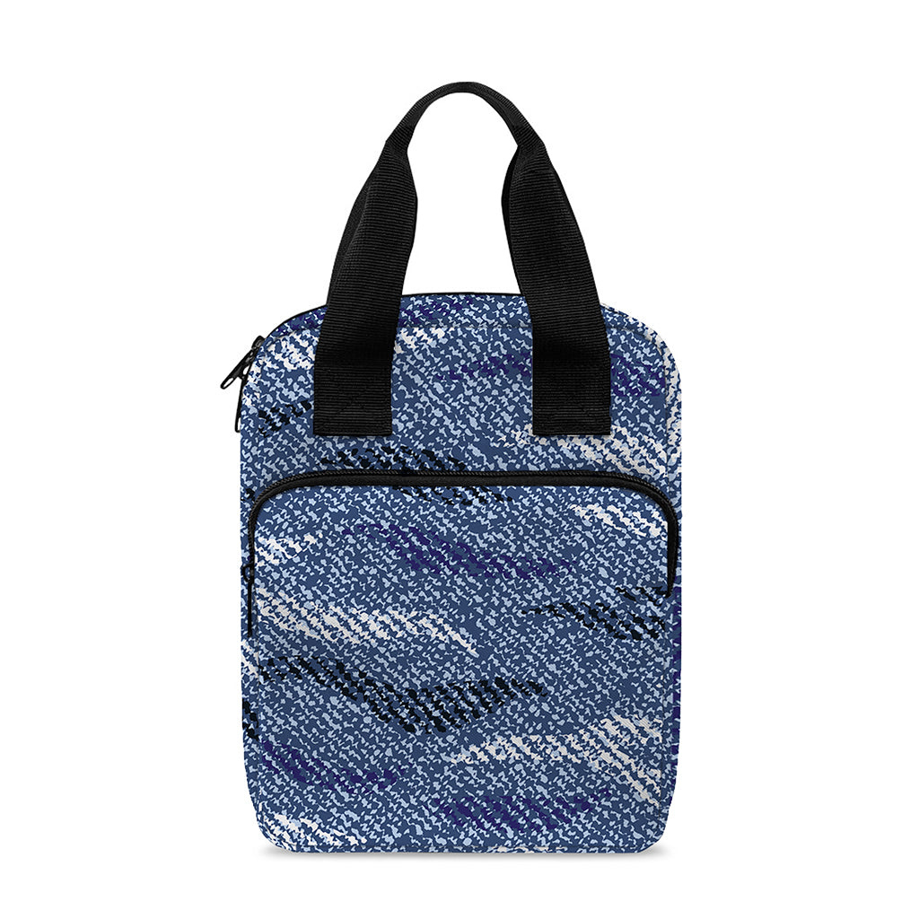 Camo Denim Jeans Pattern Print Bible Tote Bag