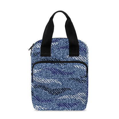 Camo Denim Jeans Pattern Print Bible Tote Bag