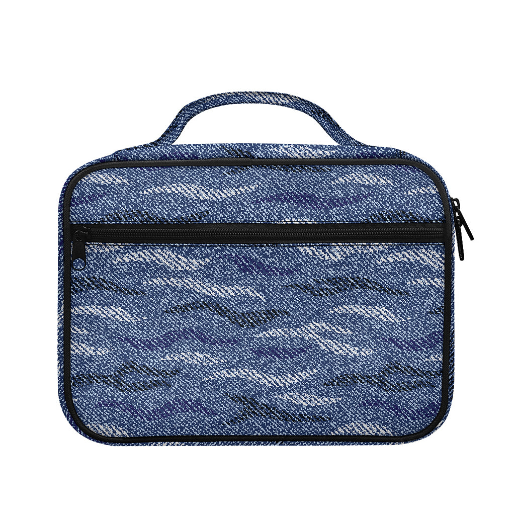 Camo Denim Jeans Pattern Print Briefcase Bible Bag