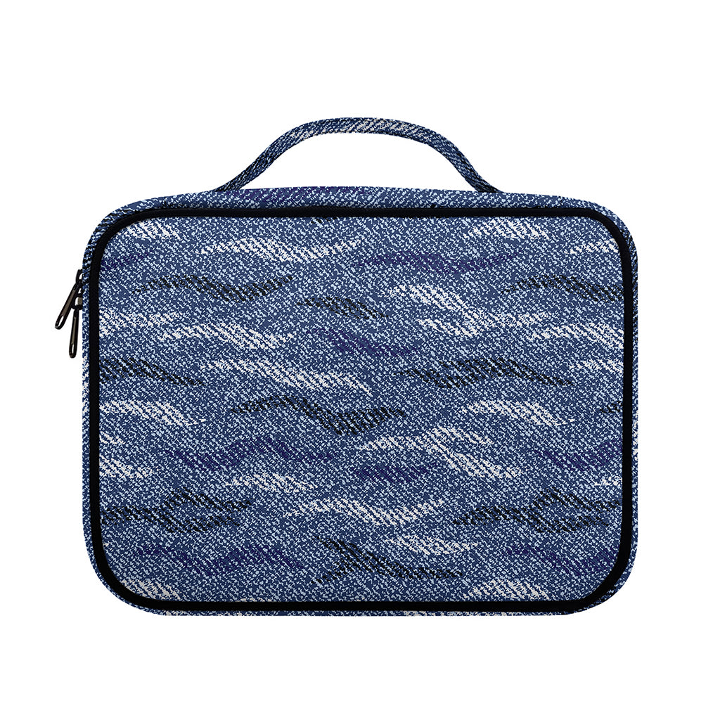 Camo Denim Jeans Pattern Print Briefcase Bible Bag