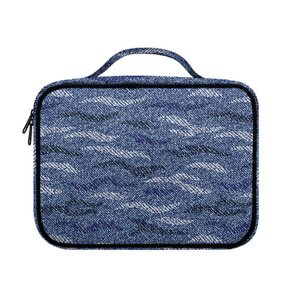 Camo Denim Jeans Pattern Print Briefcase Bible Bag