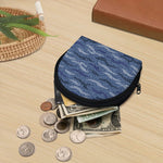 Camo Denim Jeans Pattern Print Coin Purse