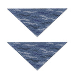 Camo Denim Jeans Pattern Print Dog Bandana