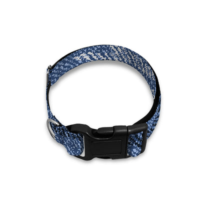 Camo Denim Jeans Pattern Print Dog Collar