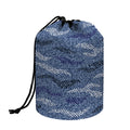 Camo Denim Jeans Pattern Print Drawstring Makeup Bag