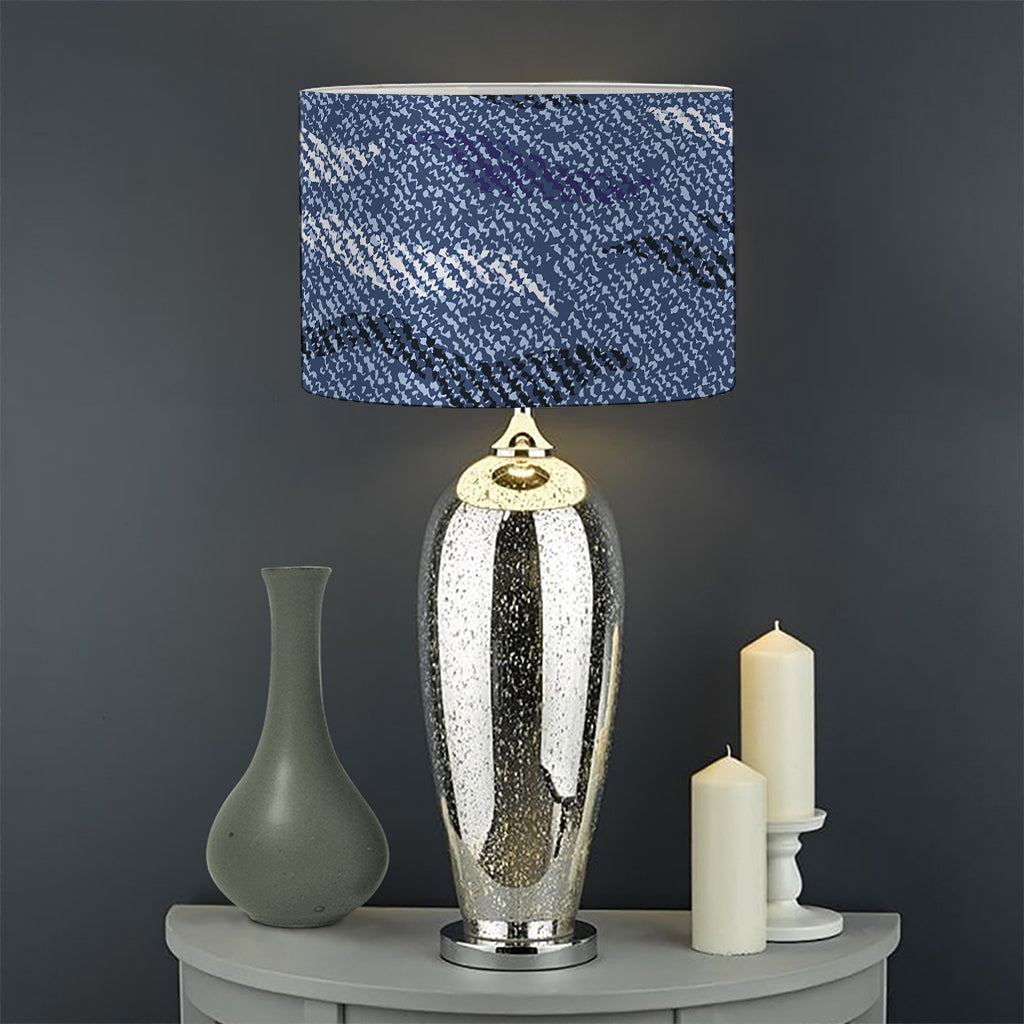 Camo Denim Jeans Pattern Print Drum Lamp Shade