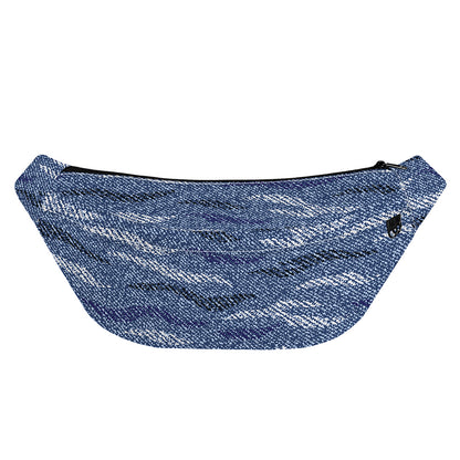 Camo Denim Jeans Pattern Print Fanny Pack