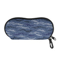 Camo Denim Jeans Pattern Print Glasses Case