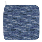 Camo Denim Jeans Pattern Print Hand Towel