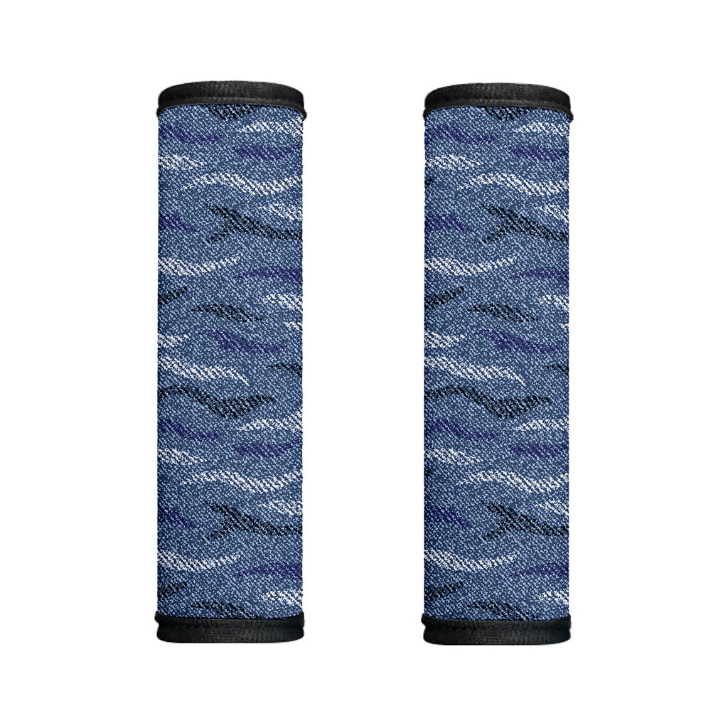 Camo Denim Jeans Pattern Print Handle Covers
