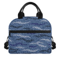Camo Denim Jeans Pattern Print Insulated Lunch Bag