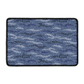 Camo Denim Jeans Pattern Print Kitchen Mat