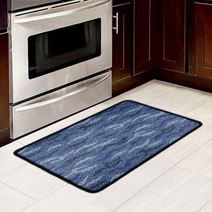 Camo Denim Jeans Pattern Print Kitchen Mat